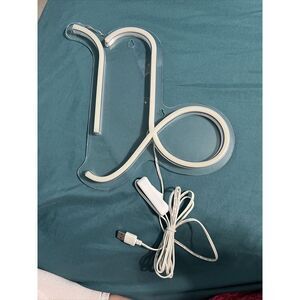 Capricorn Zodiac‎ Sign Wall Art Neon Rope Light Astrology Glow